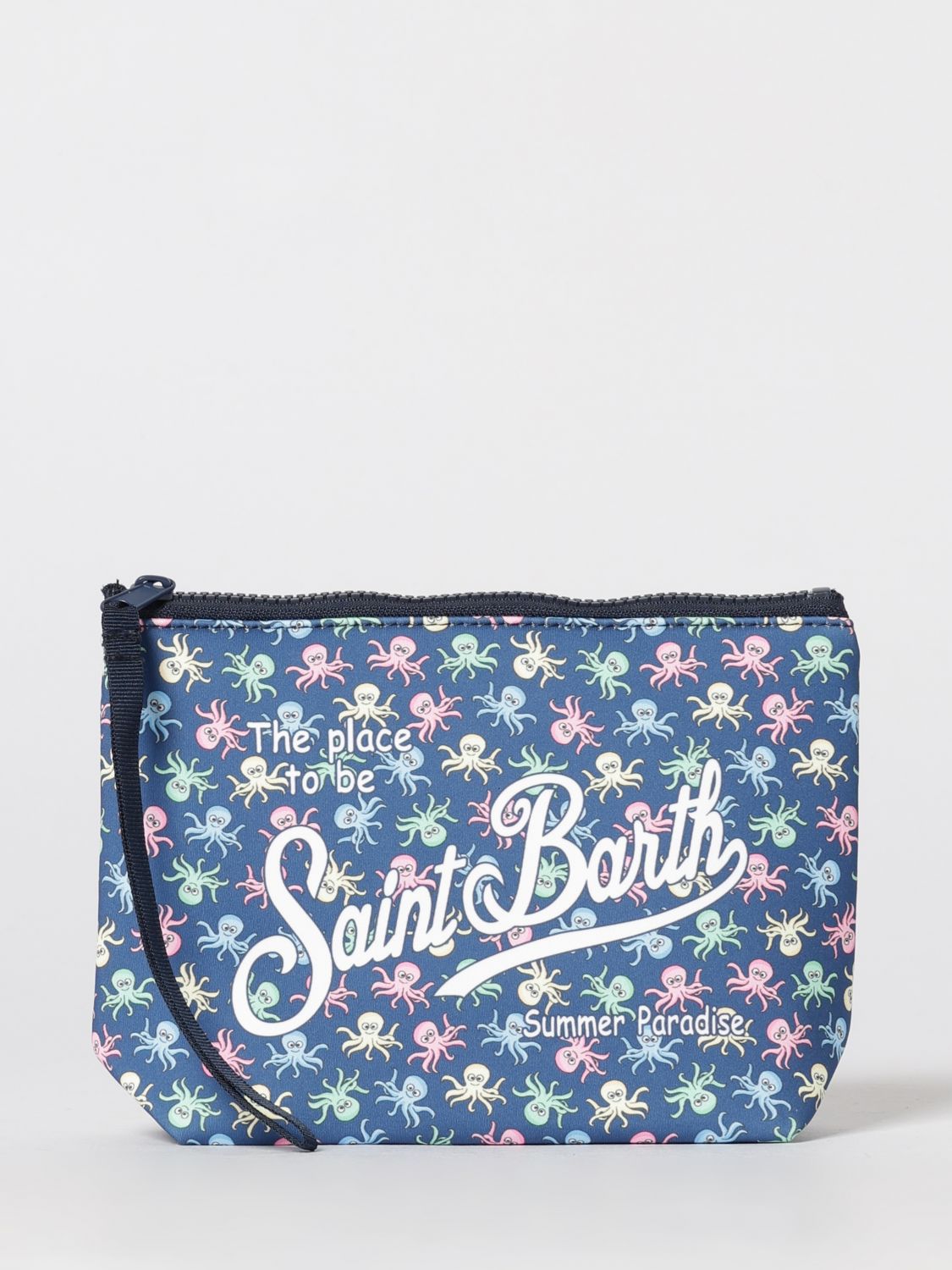 MC2 SAINT BARTH Aline Pochette aus gestreiftem Polyester