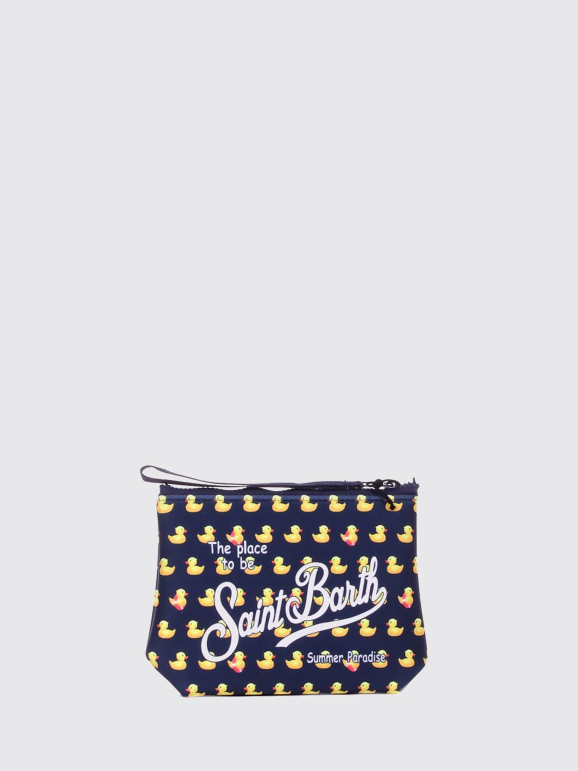 MC2 SAINT BARTH Aline Pochette aus gestreiftem Polyester