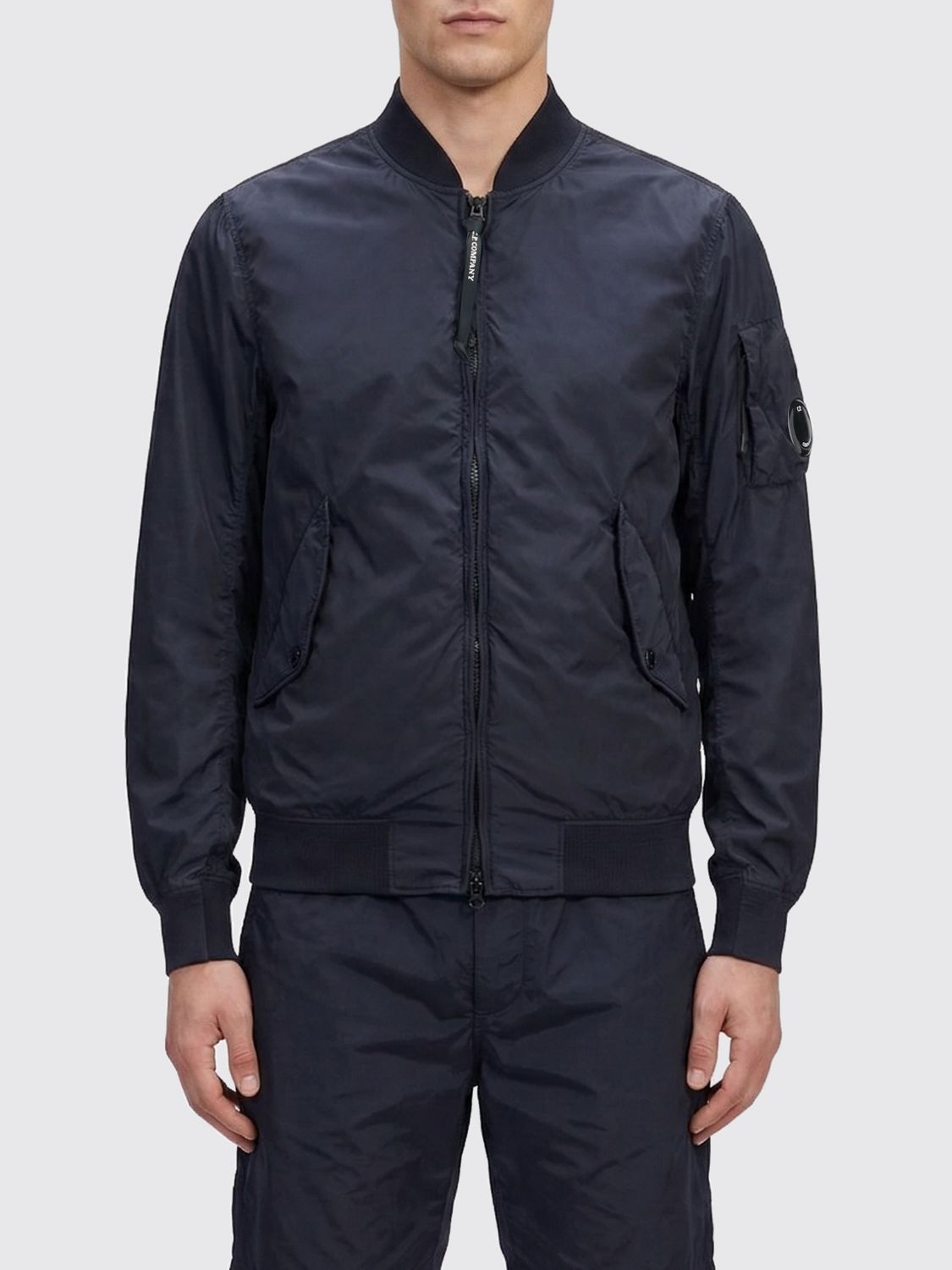 C. P. COMPANY Nylon Bomberjacke mit Logo