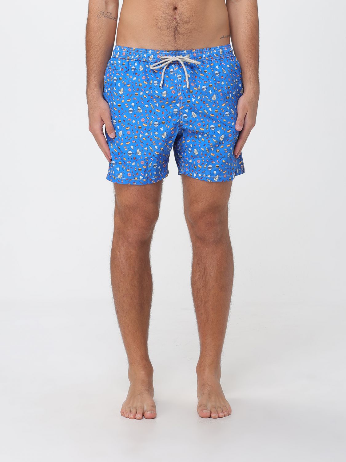 Mc2 Saint Barth Printed Boxer Swim Trunks
