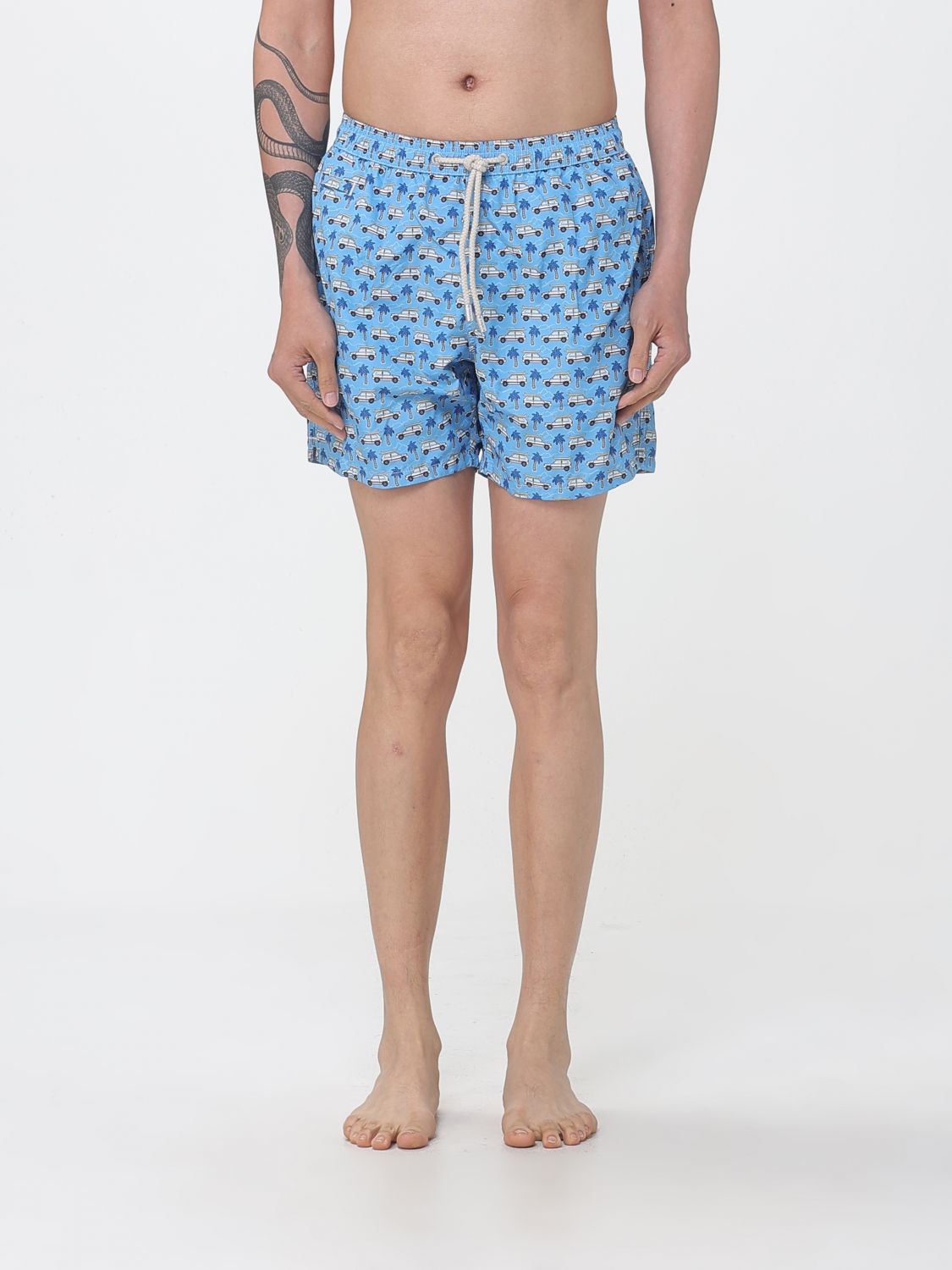 Mc2 Saint Barth Printed Boxer Swim Trunks