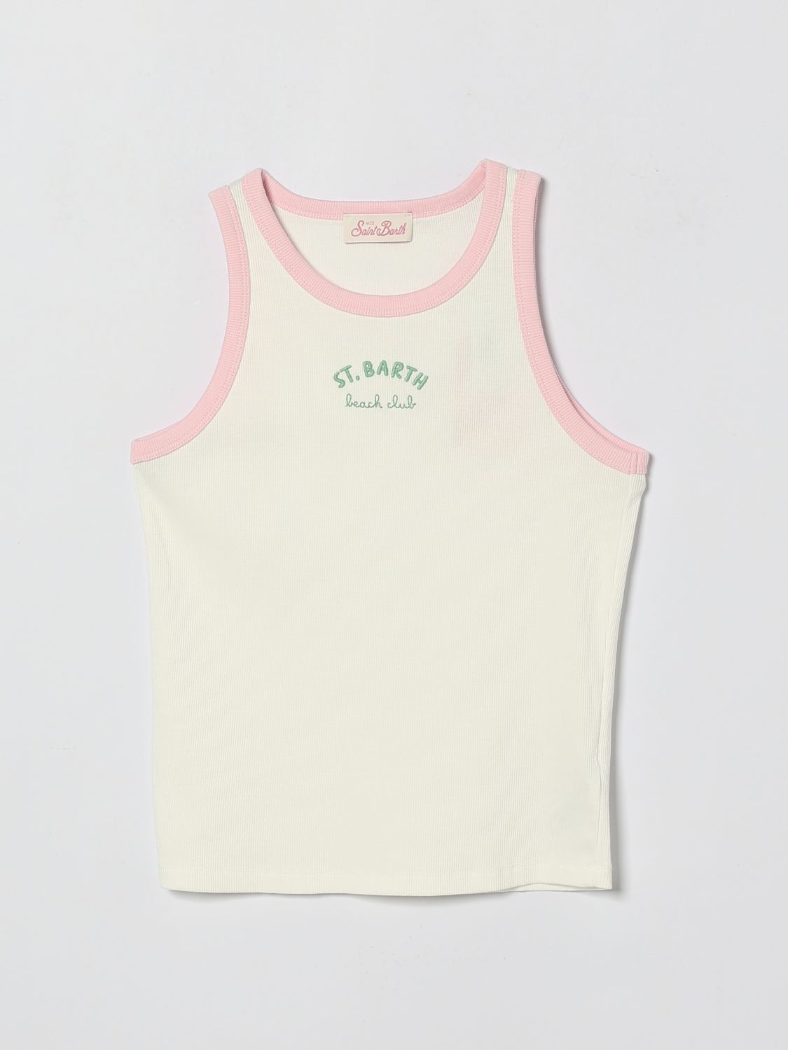 MC2 SAINT BARTH Basic Stretch-Baumwoll-Tanktop