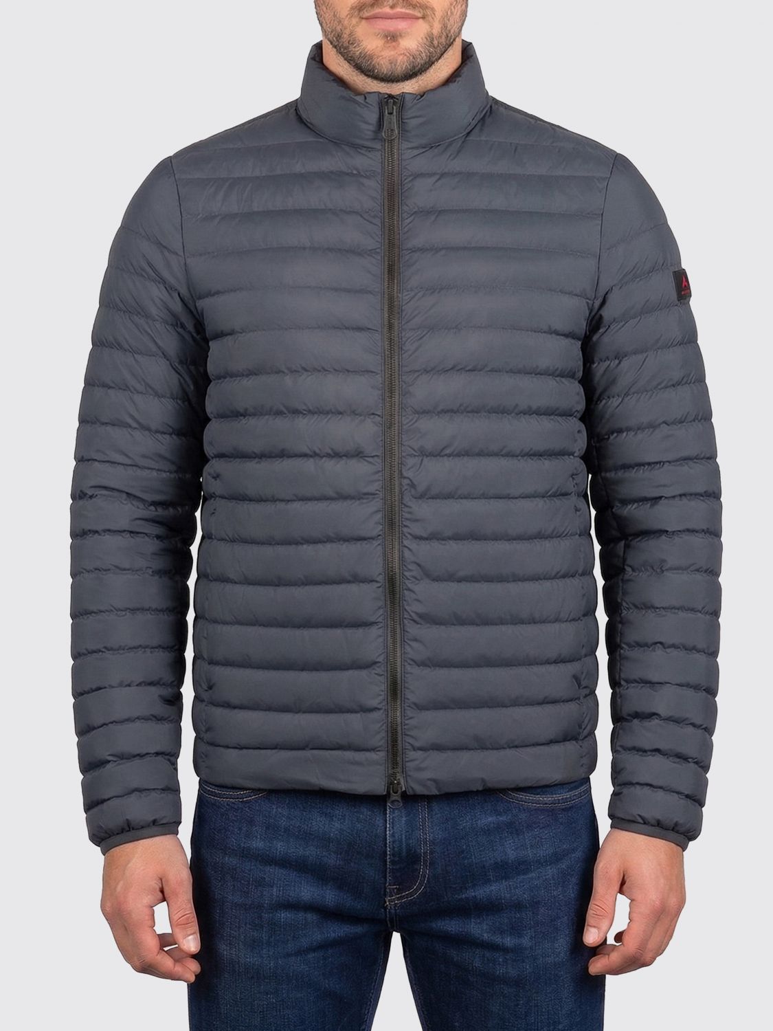Peuterey Flobots Quilted And Padded Nylon Down Jacket In 블루
