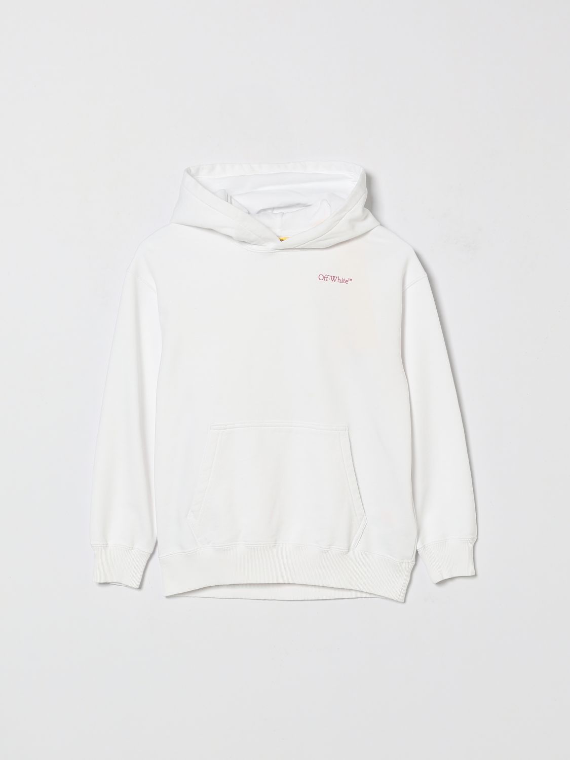 Off-White Kids Bedruckter Baumwoll Hoodie