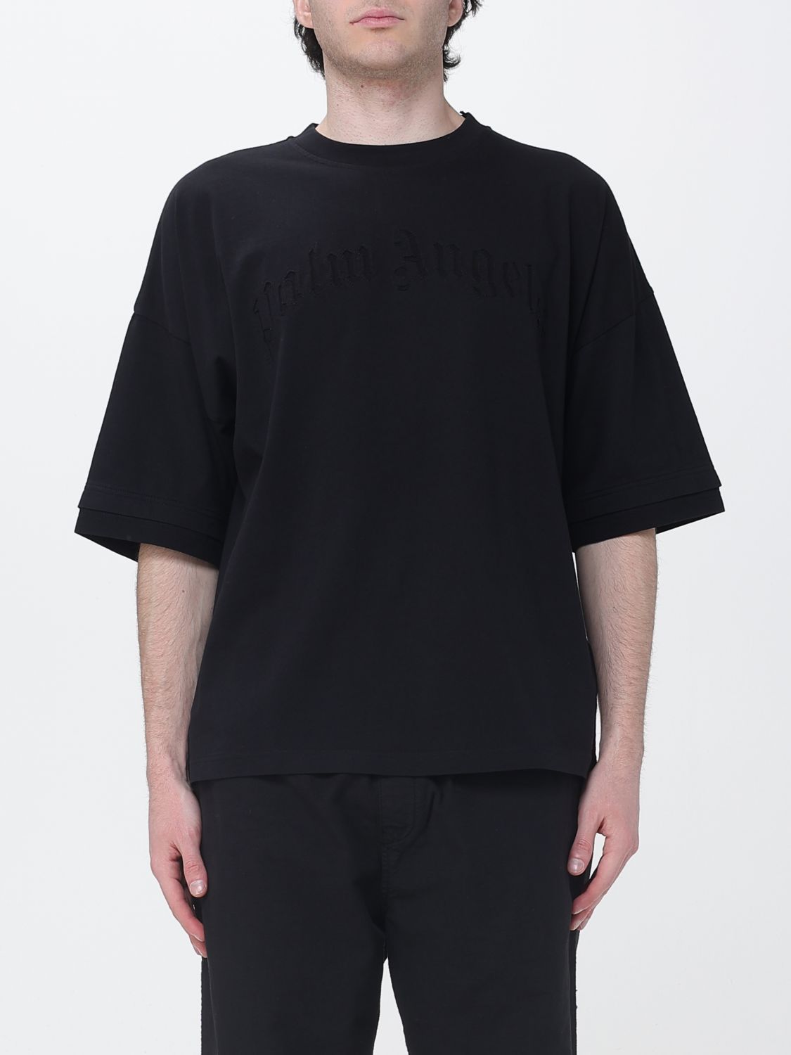 PALM ANGELS Basic Cotton T-Shirt　PALM ANGELS ベーシック コットン T シャツ PALM