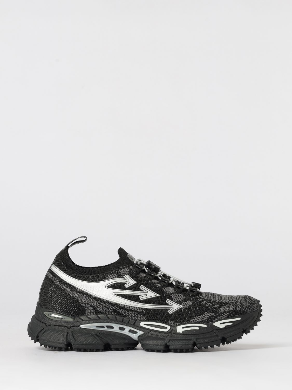 Off-White Be Right Back Knit and Rubber Sneakers　オフホワイト Be Right Back ニット & ラバー スニーカー Off-White