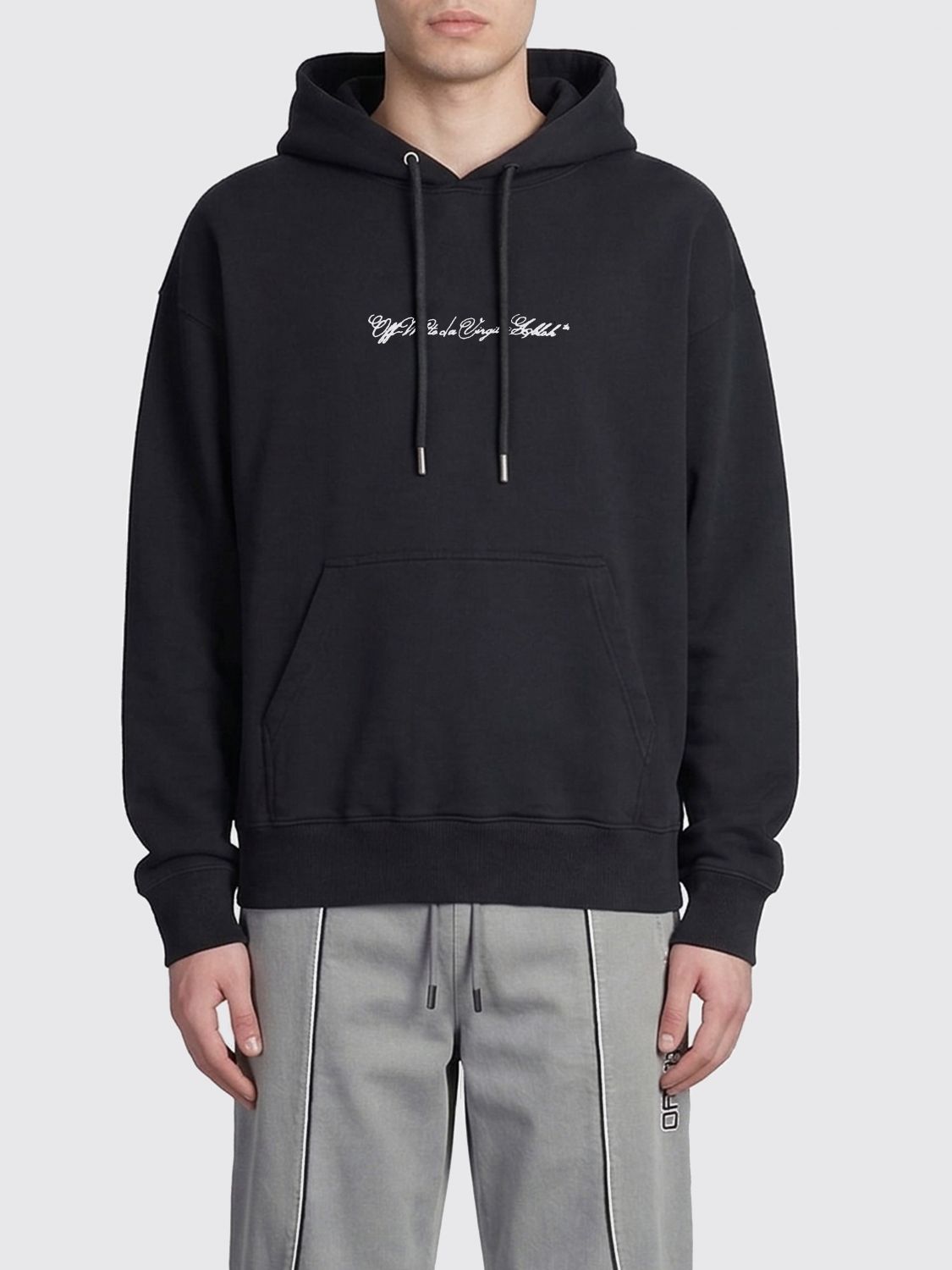 Off-White Cotton Hoodie　オフホワイト コットン フーディ Off-White