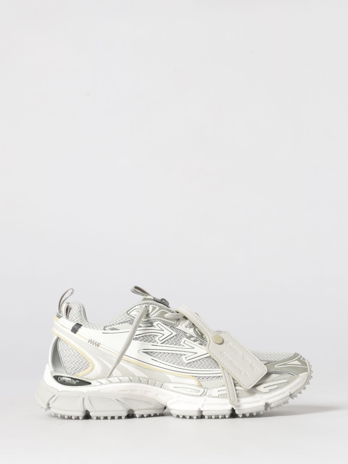 Off-White Be Right Back Rubber and Mesh Sneakers · 40