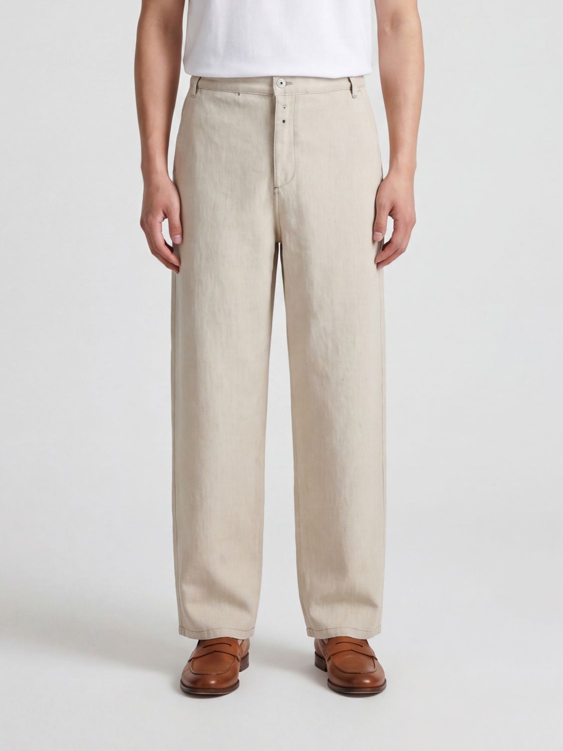 JACQUEMUS Wide Leg Cotton Blend Trousers　JACQUEMUS ワイドレッグ コットン ブレンド トラウザーズ JACQUEMUS