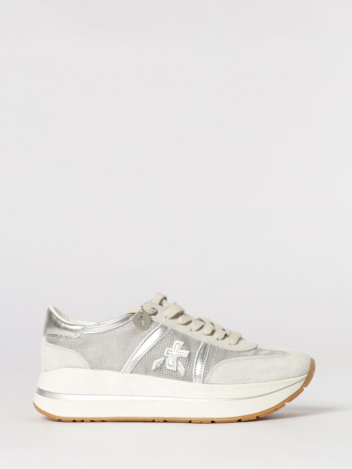 Premiata Bethcoin Suede and Mesh Sneakers