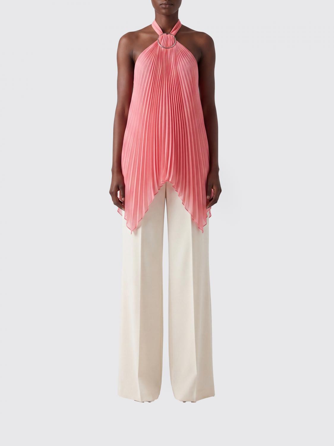 MAX MARA Valzer Plissiertes Polyester-Top