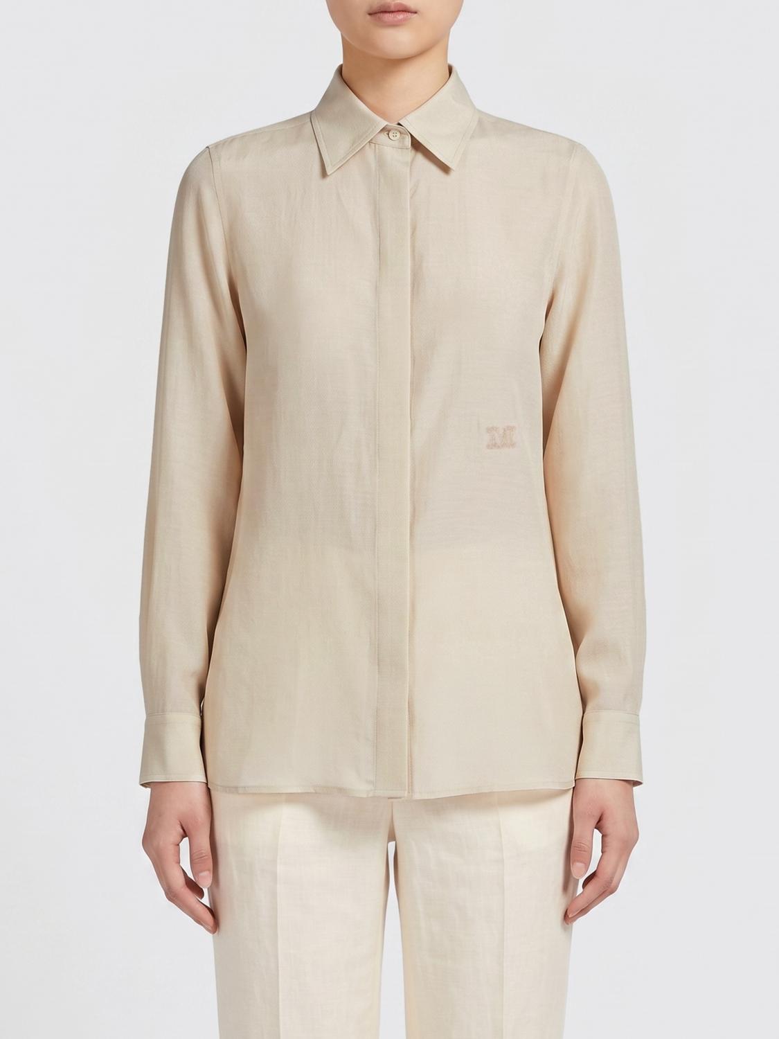 MAX MARA Classic Linen Shirt　MAX MARA クラシック リネン シャツ MAX