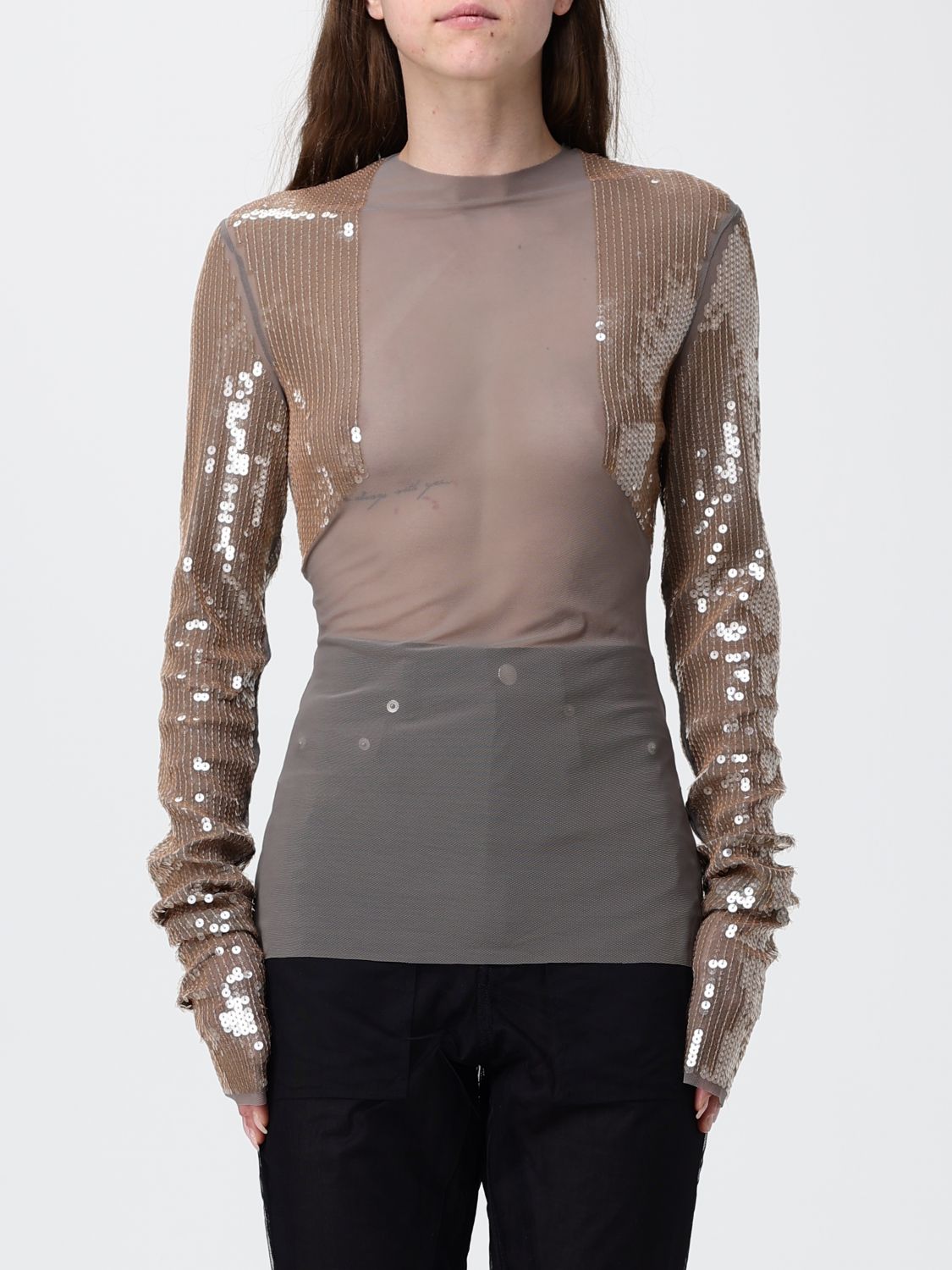RICK OWENS T-Shirts Donna colore Beige