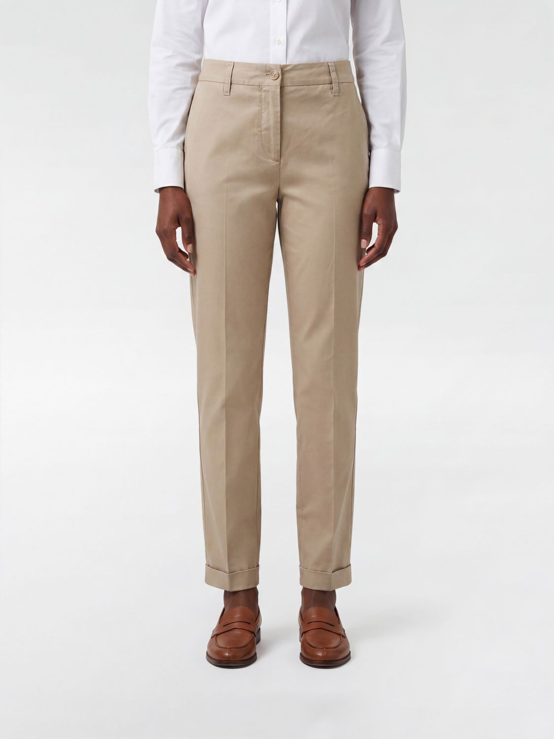 ASPESI Slim Fit Stretch-Baumwollhose