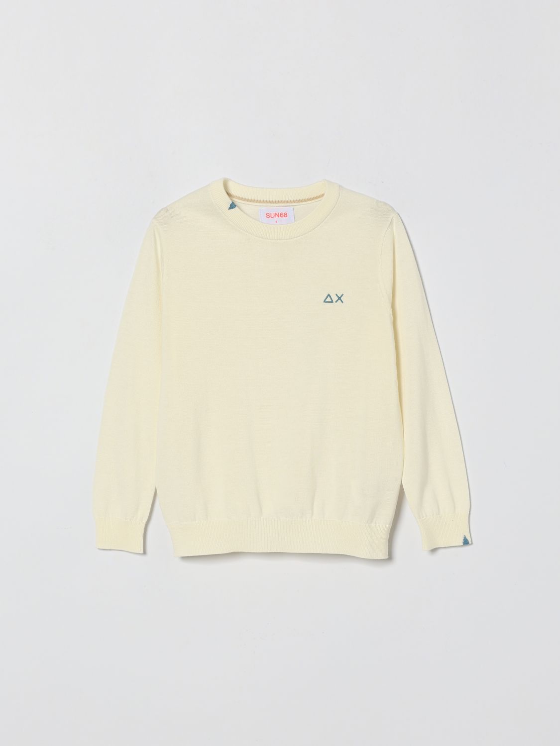 SUN68 Rundhals-Pullover aus Baumwolle