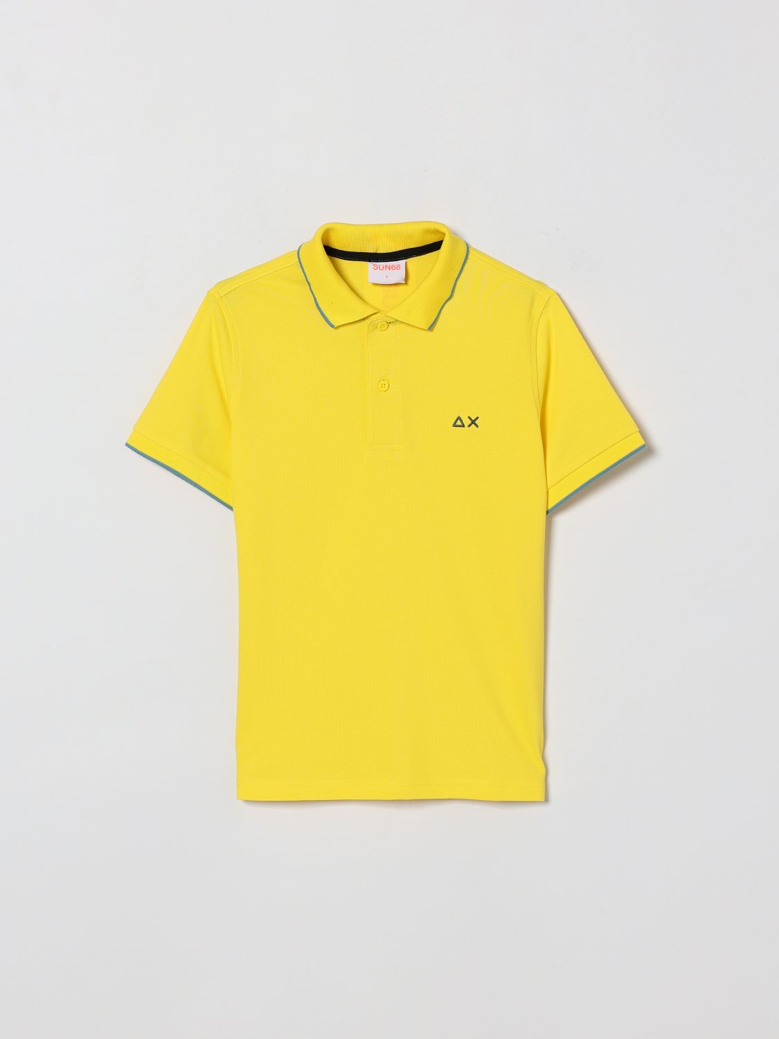 SUN68 Baumwoll-Polohemd mit Logo