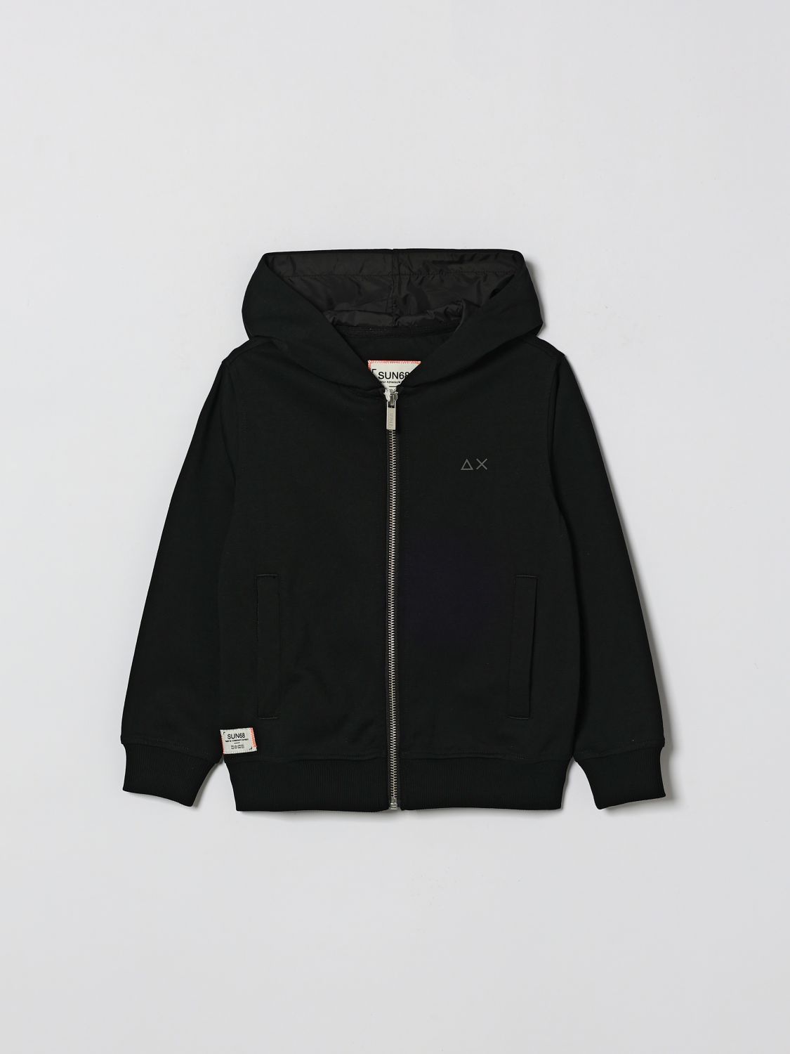 SUN68 Kapuzen-Sweatshirt aus Baumwolle