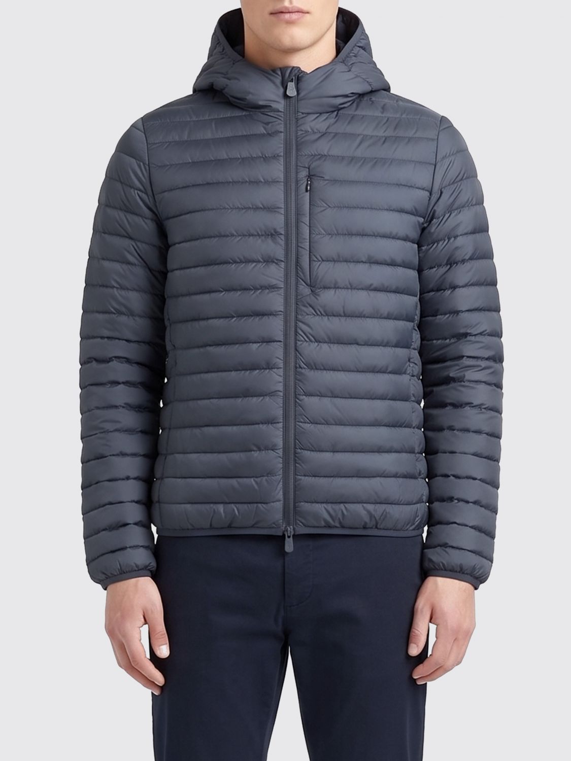 SAVE THE DUCK Gefütterte Nylon-Daunenjacke mit Kapuze