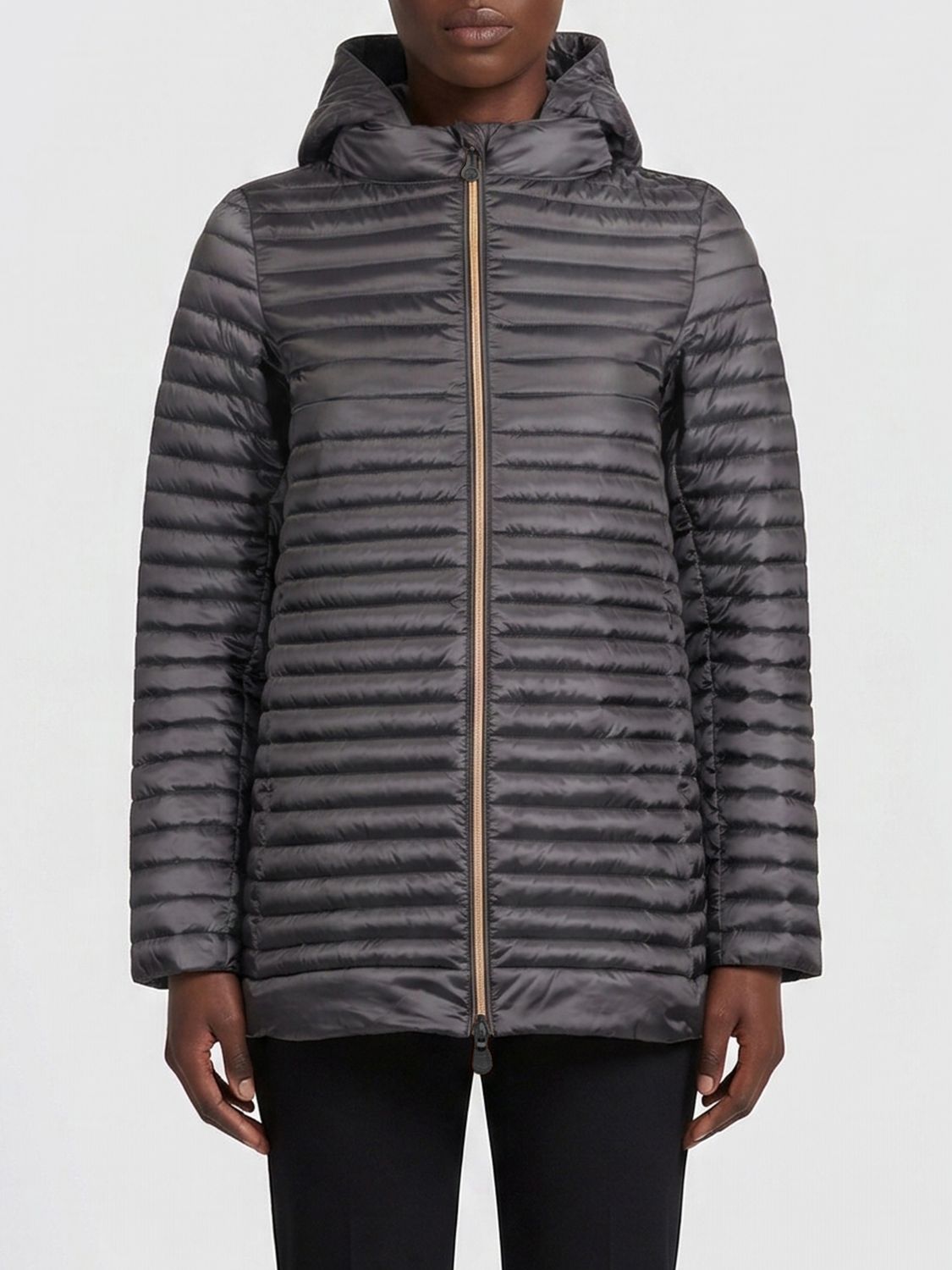 SAVE THE DUCK Nylon-Daunenjacke mit Kapuze