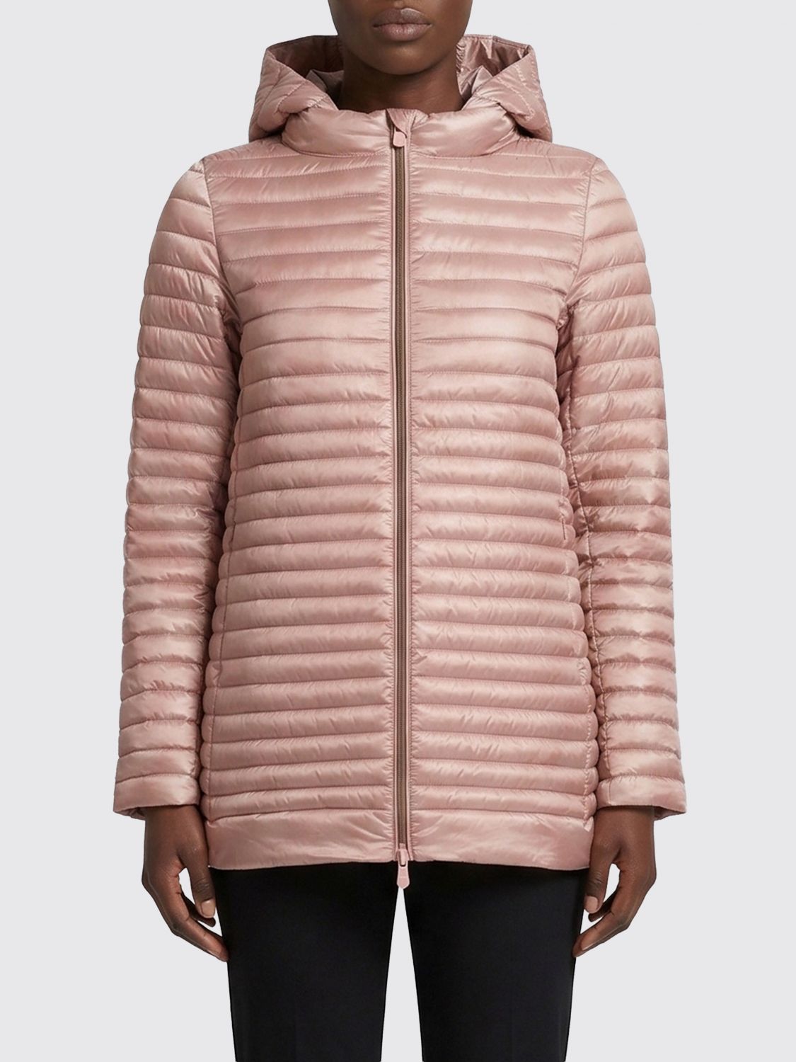 SAVE THE DUCK Nylon-Daunenjacke mit Kapuze