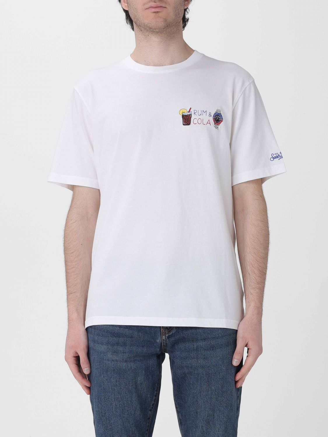 Mc2 Saint Barth Cotton Crew Neck T-Shirt · XL