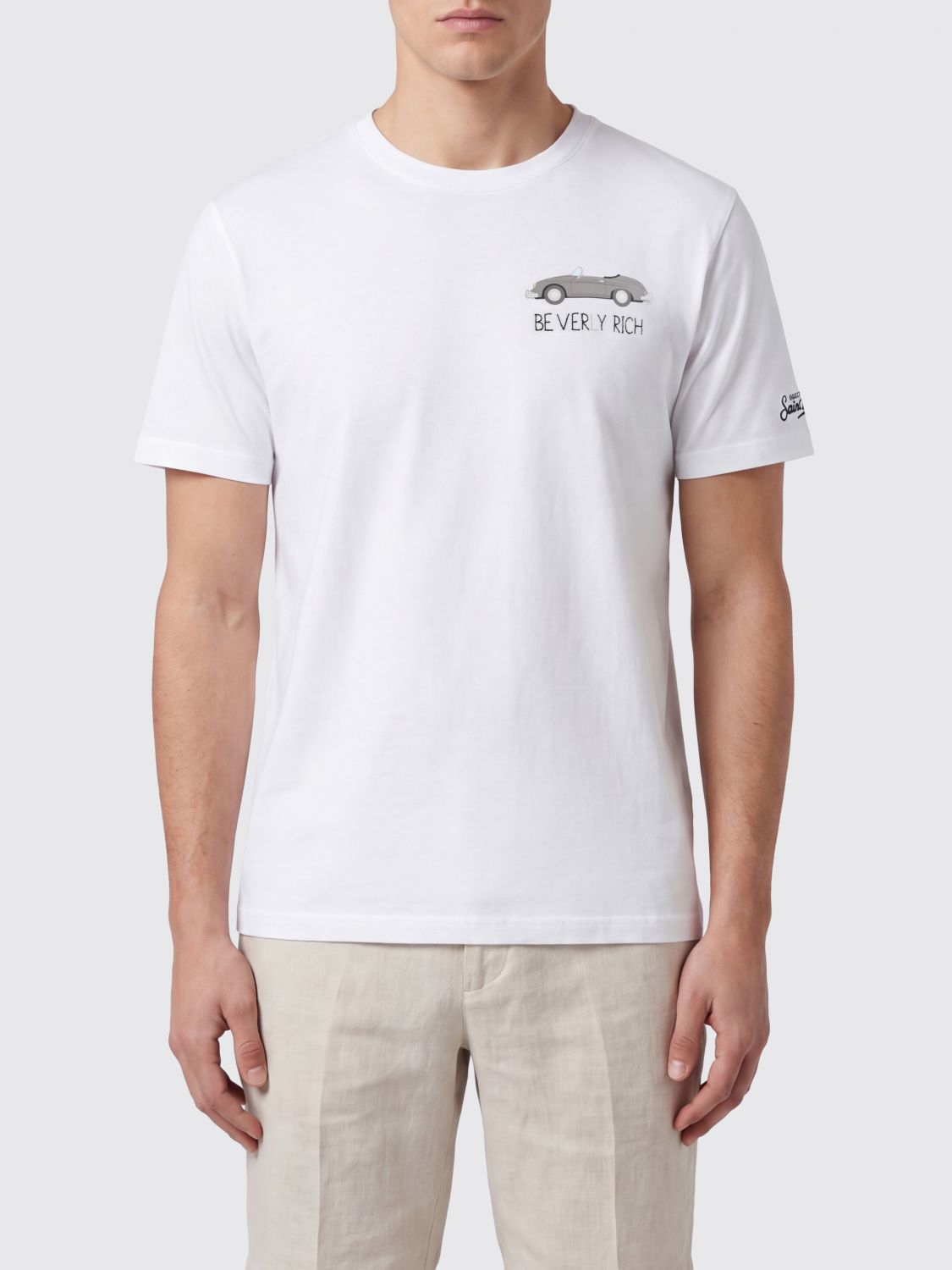 MC2 SAINT BARTH Baumwoll-Rundhals-T-Shirt