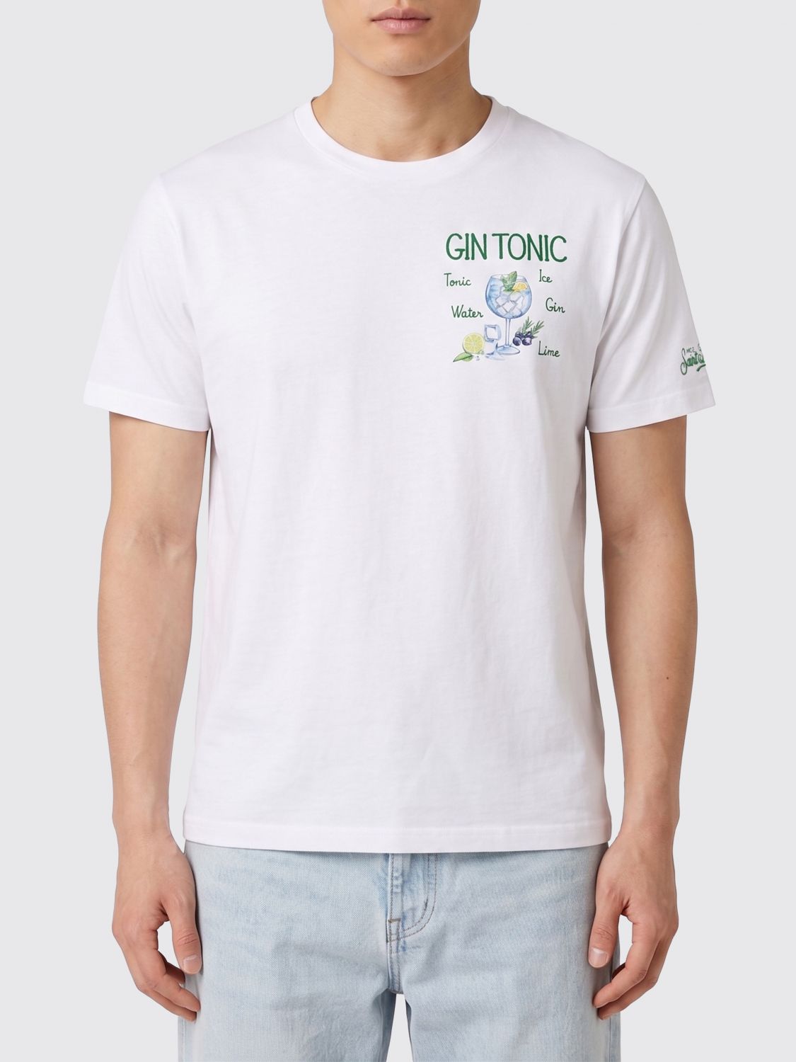 MC2 SAINT BARTH Baumwoll-Rundhals-T-Shirt