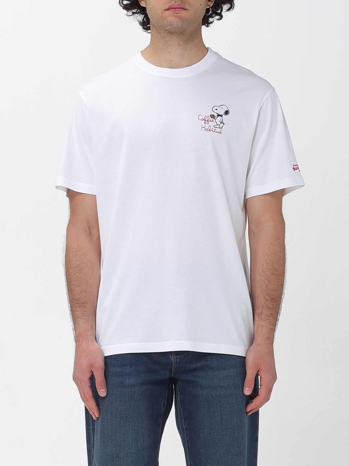 Mc2 Saint Barth Cotton Crew Neck T-Shirt · S