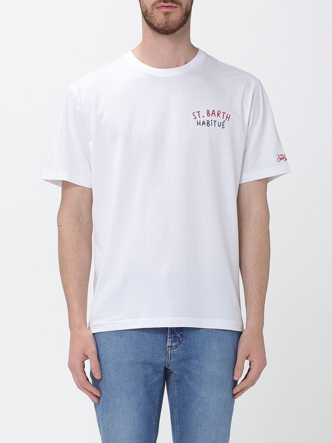 Mc2 Saint Barth Printed Cotton T-Shirt