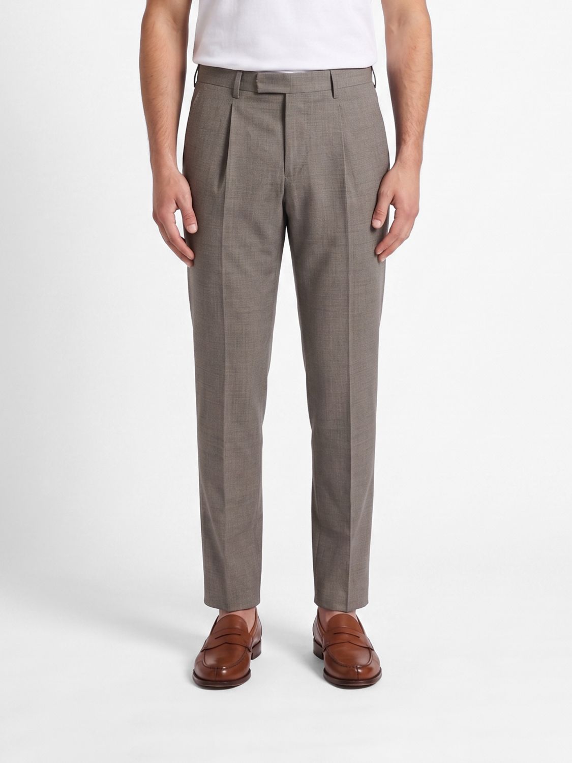 Pt Torino Stretch Virgin Wool Chino Trousers
