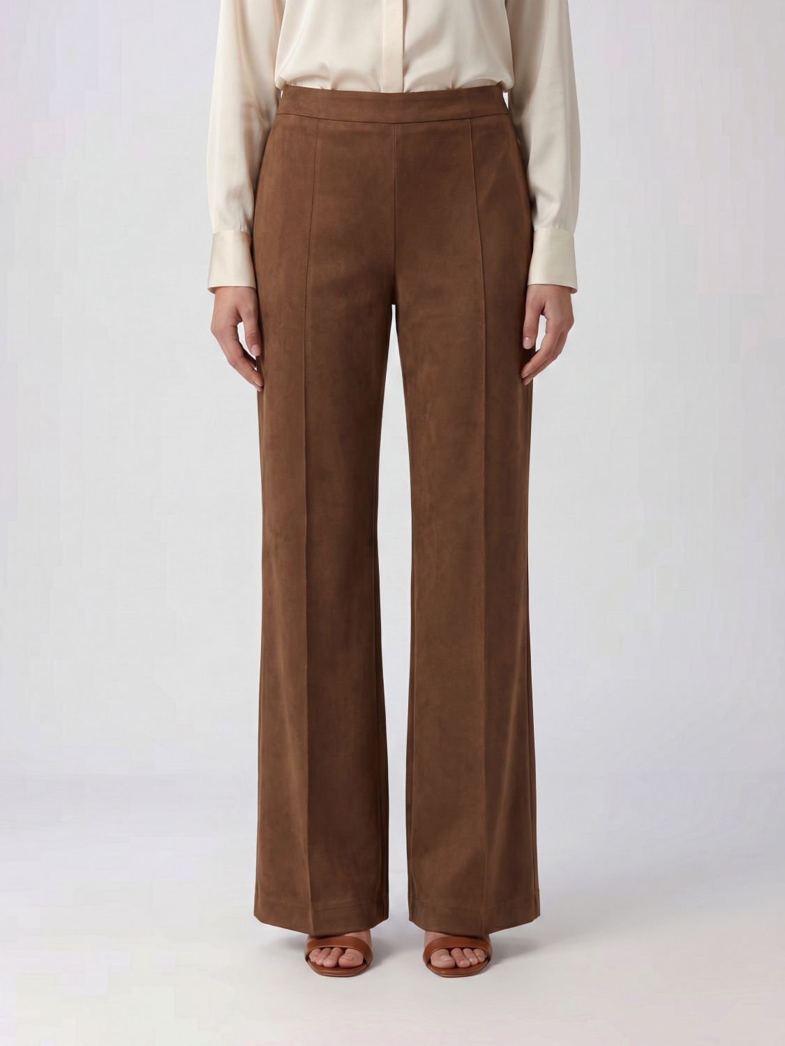 ALBERTA FERRETTI Pants Woman color Brown