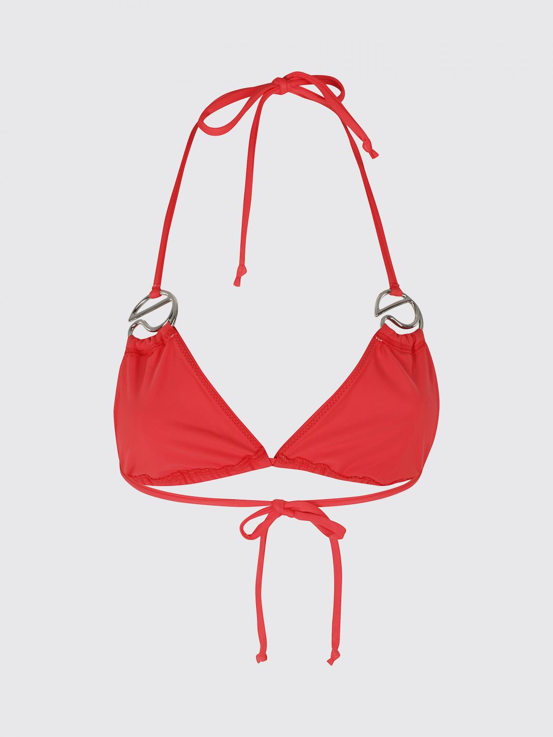 Coperni Polyamide Bikini Top In Red