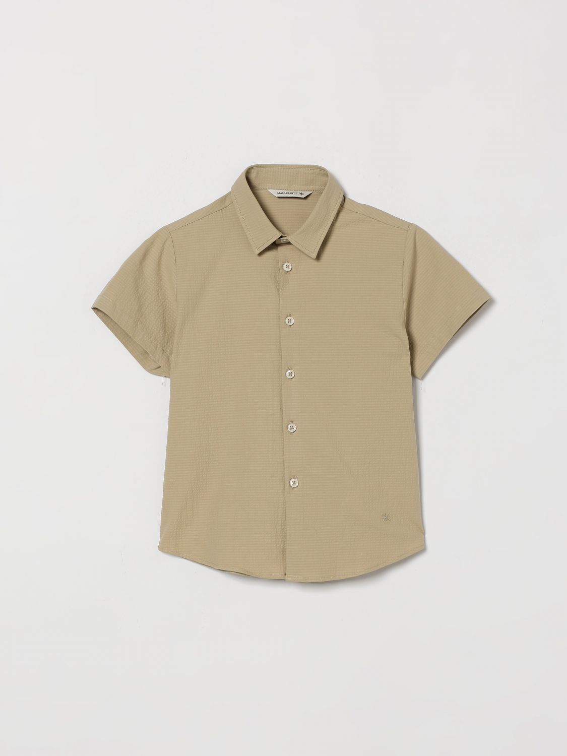 MANUEL RITZ Camicia Bambino colore Mastice