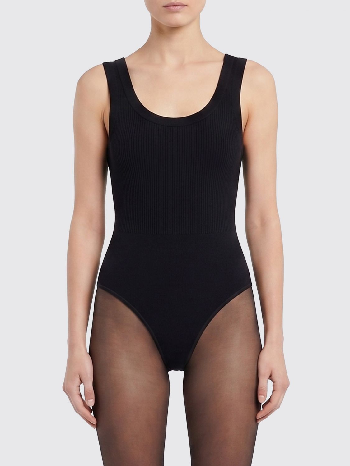Alaïa ALAÏA Ribbed Viscose Bodysuit　ALAÏA リブビスコースボディスーツ