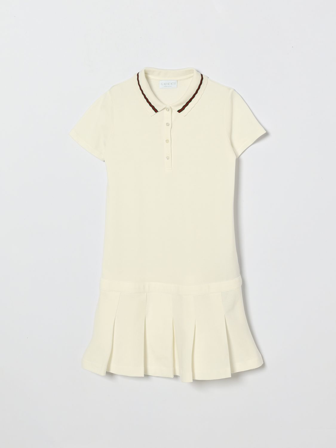 GUCCI GUCCI Stretch Cotton Polo Dress　GUCCI ストレッチコットン ポロドレス