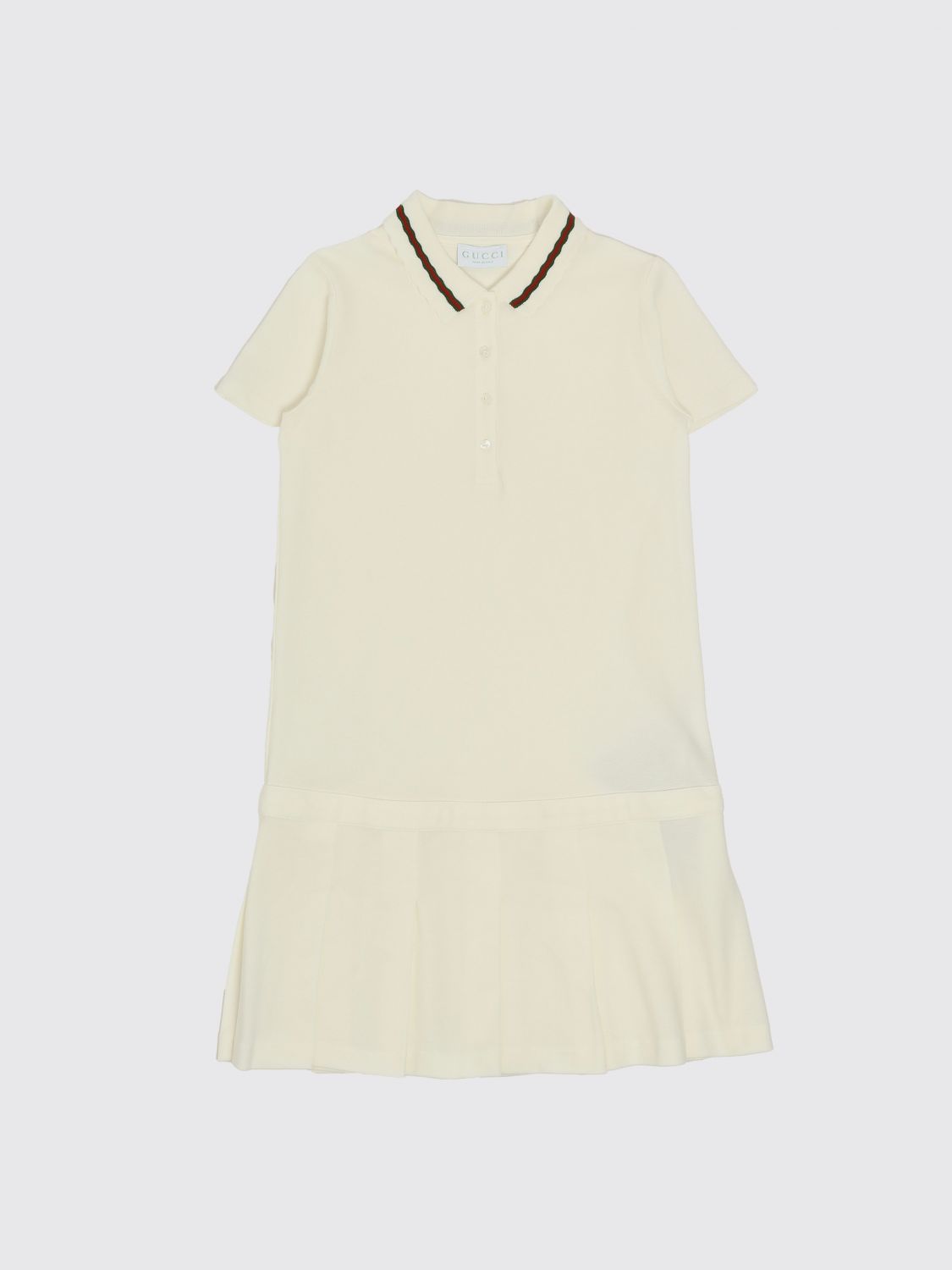 GUCCI Abito a polo in cotone stretch