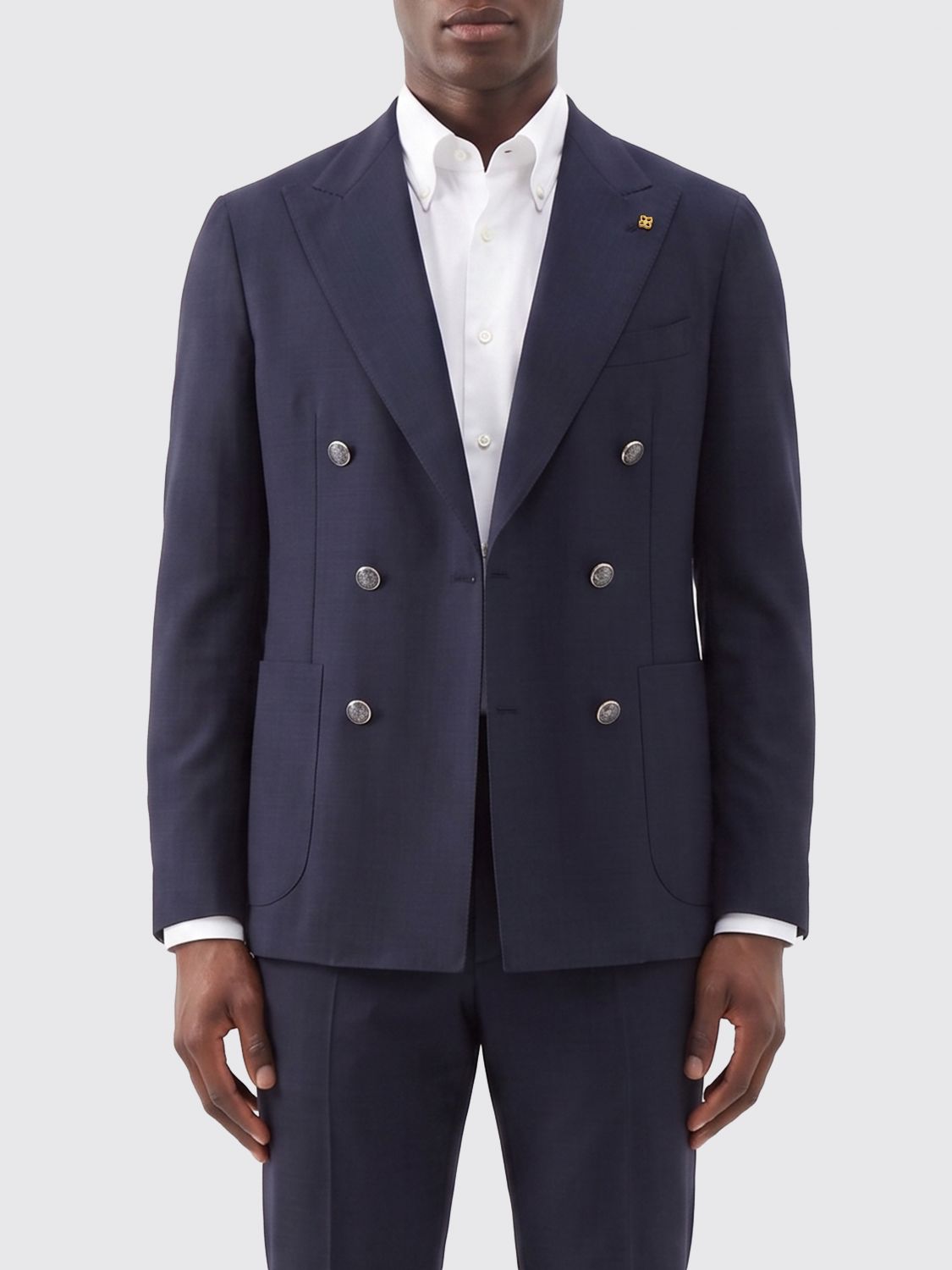 TAGLIATORE Blazer a doppiopetto in lana vergine