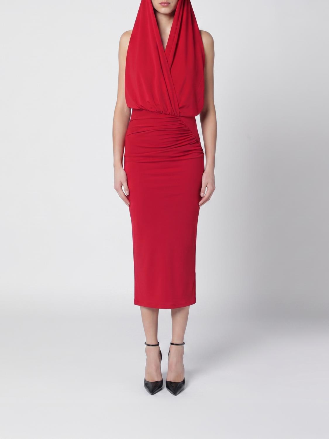 The Andamane Hooded Polyester Dress