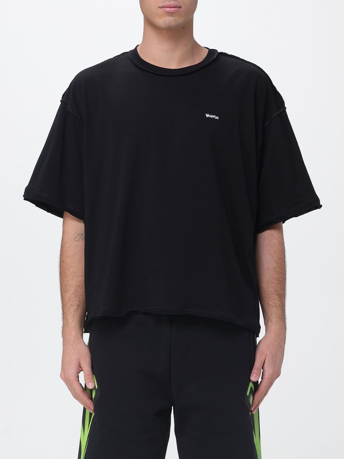 Disclaimer Cotton T-Shirt with Logo