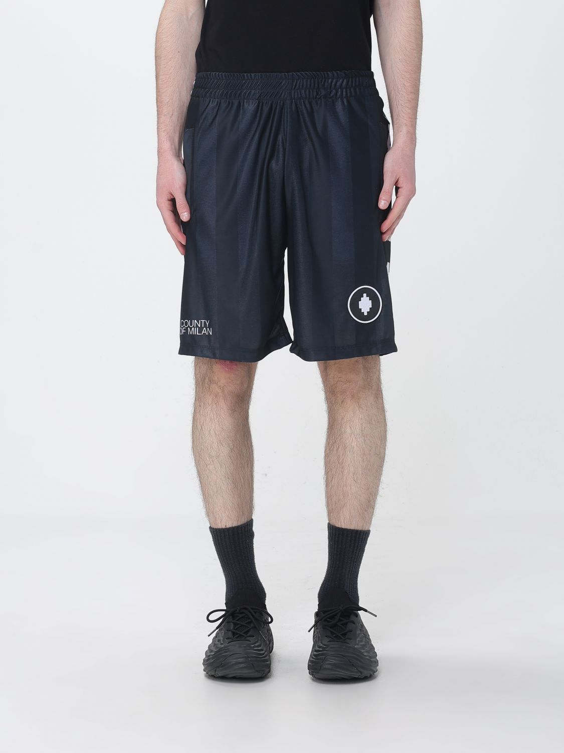 County of Milan Bermuda-Shorts aus Acetat mit Logo