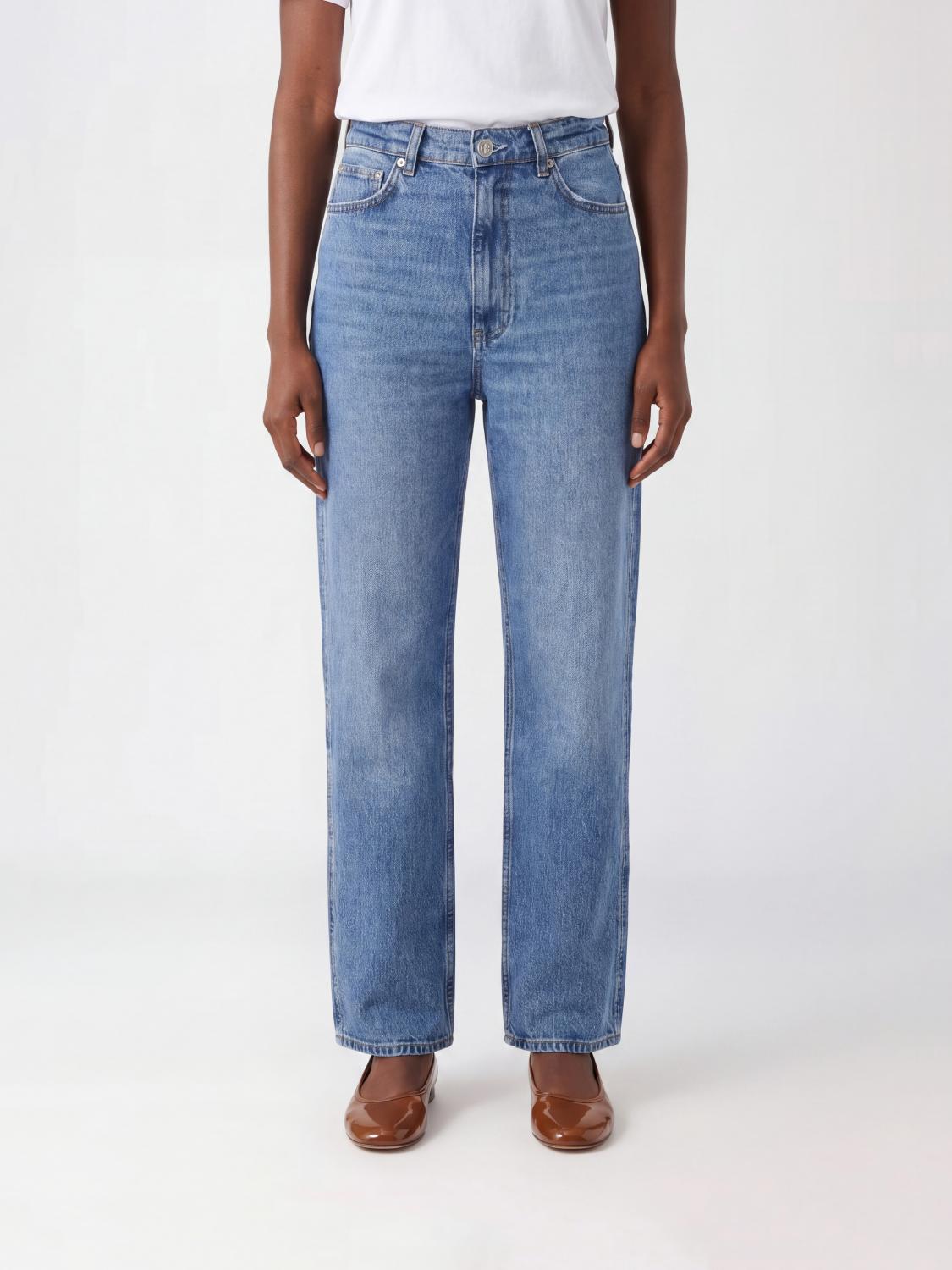 ANINE BING Jeans Woman color Blue
