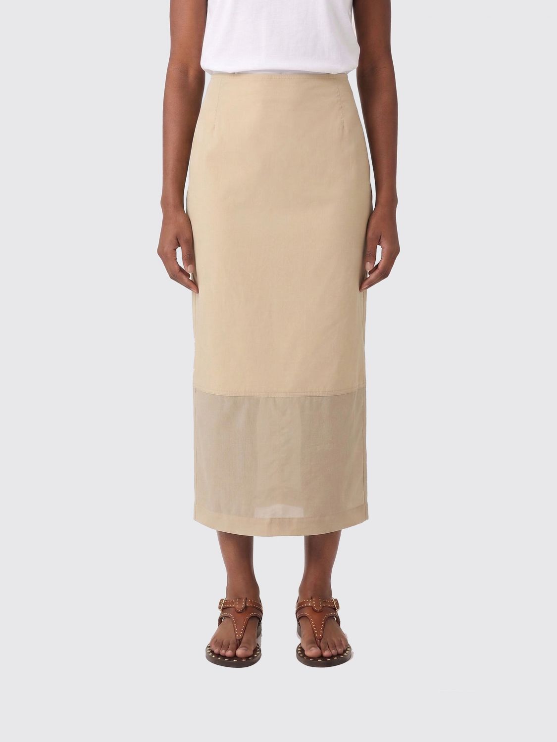 Max Mara MM Max Mara Cotton Blend Skirt　MM マックスマーラ コットン ブレンド スカート