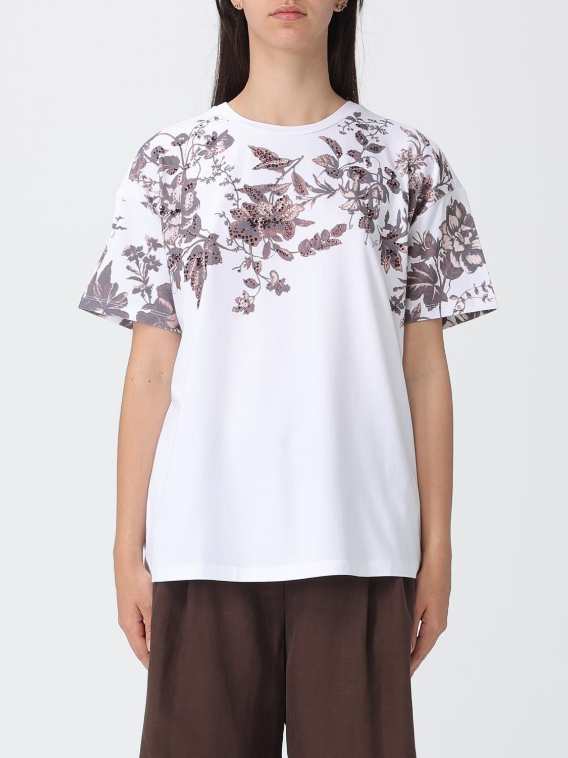 LIU JO Blumen-Baumwoll-T-Shirt