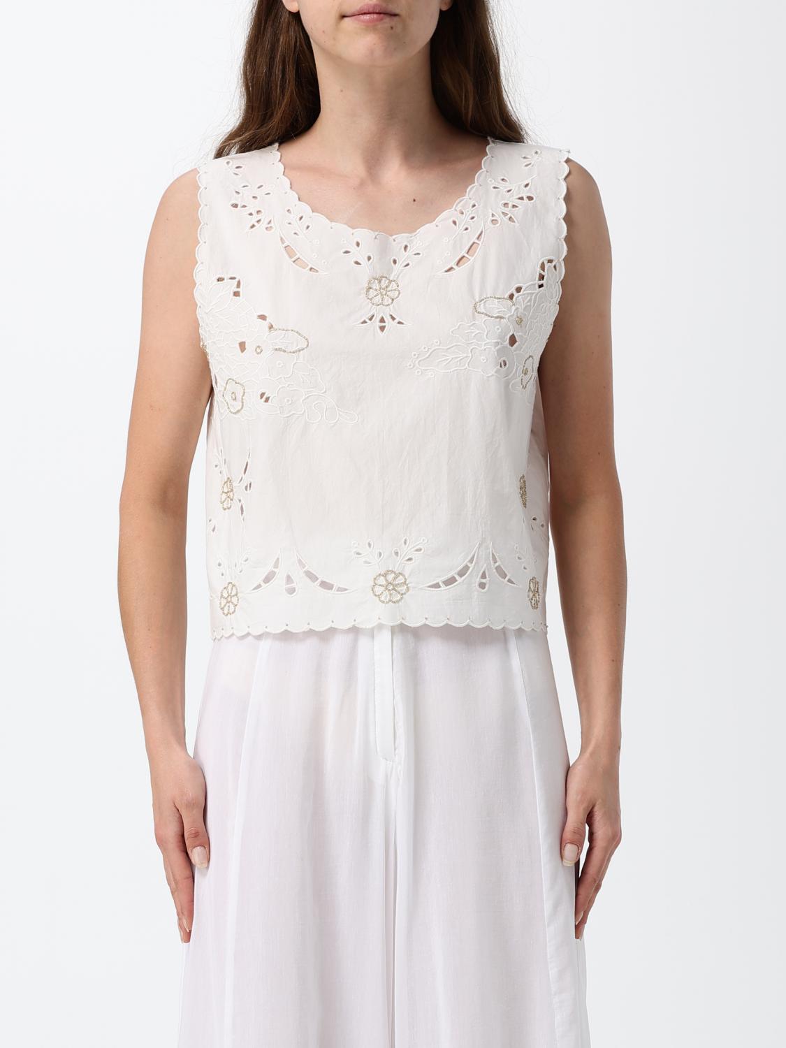 FORTE FORTE Top Donna colore Bianco