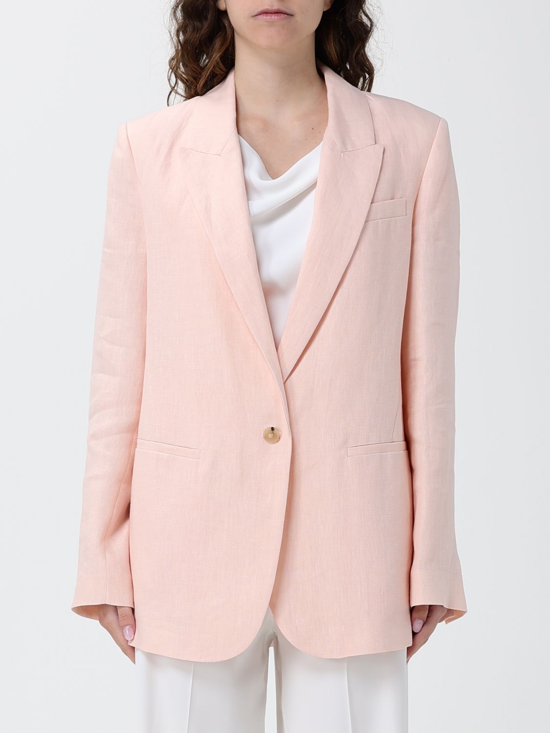 FORTE FORTE Blazer a monopetto in lino