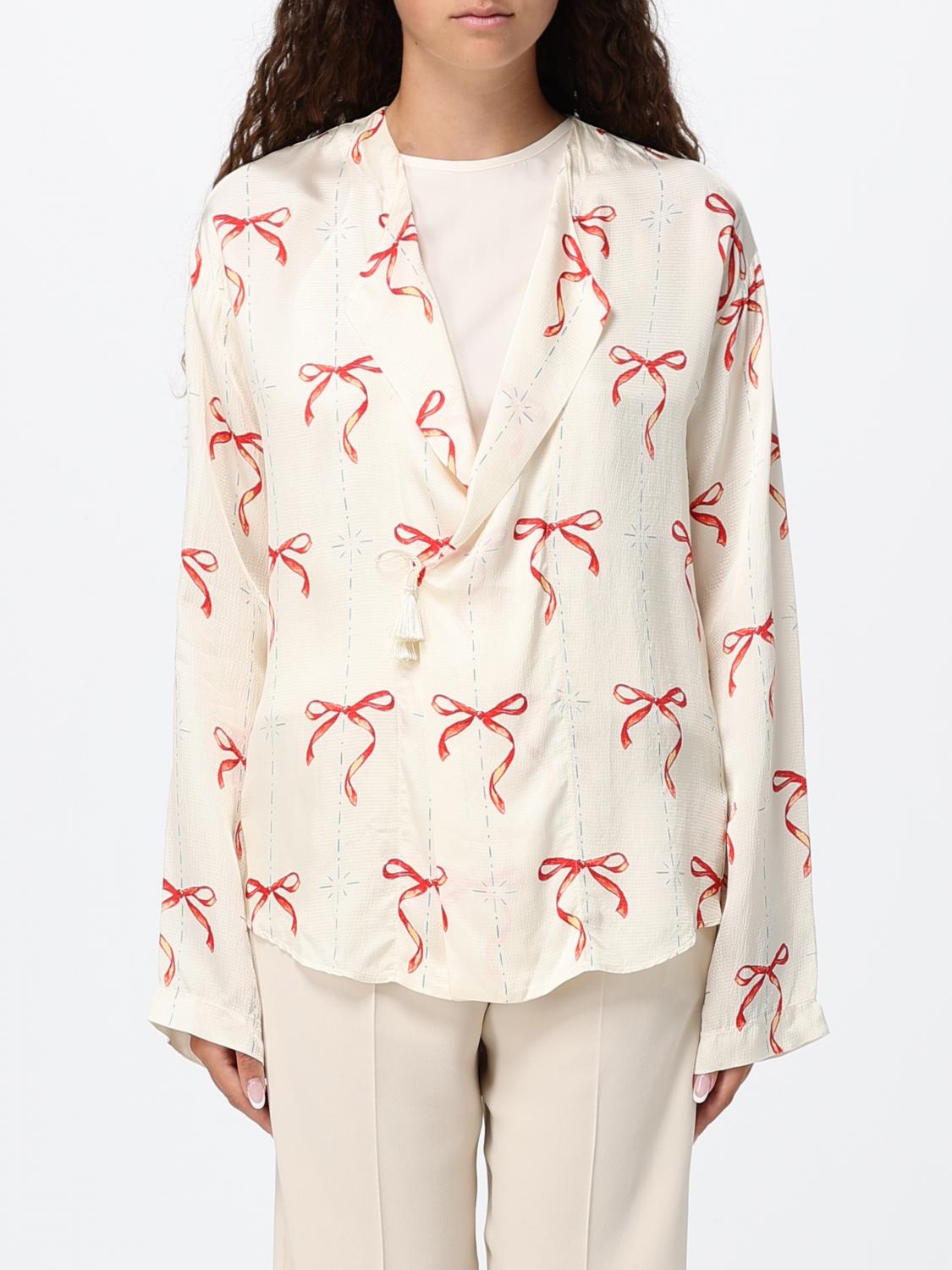 FORTE FORTE Camicia in viscosa con stampa