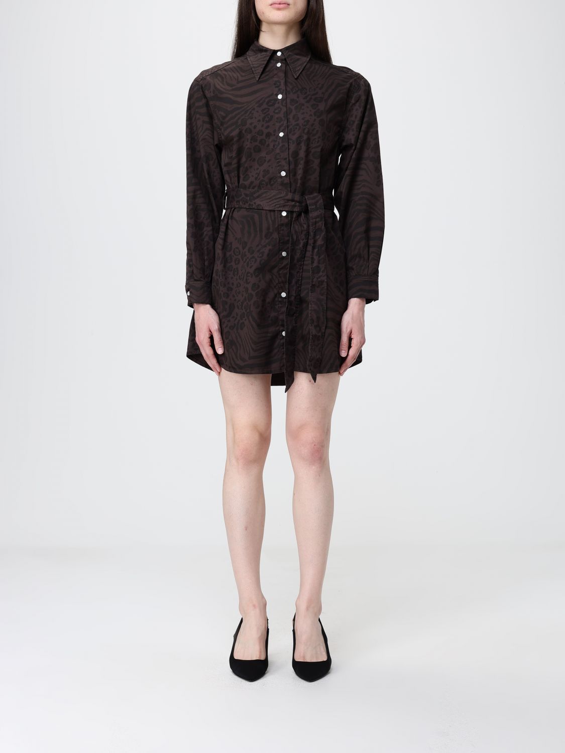 PINKO Dress Woman color Brown
