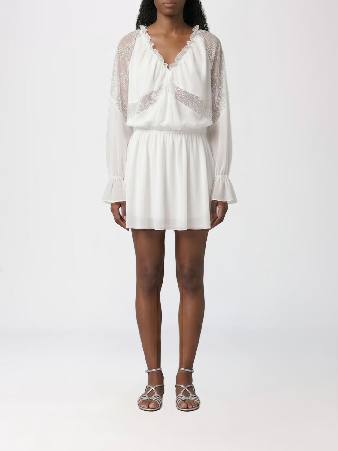 PINKO Dress Woman color White