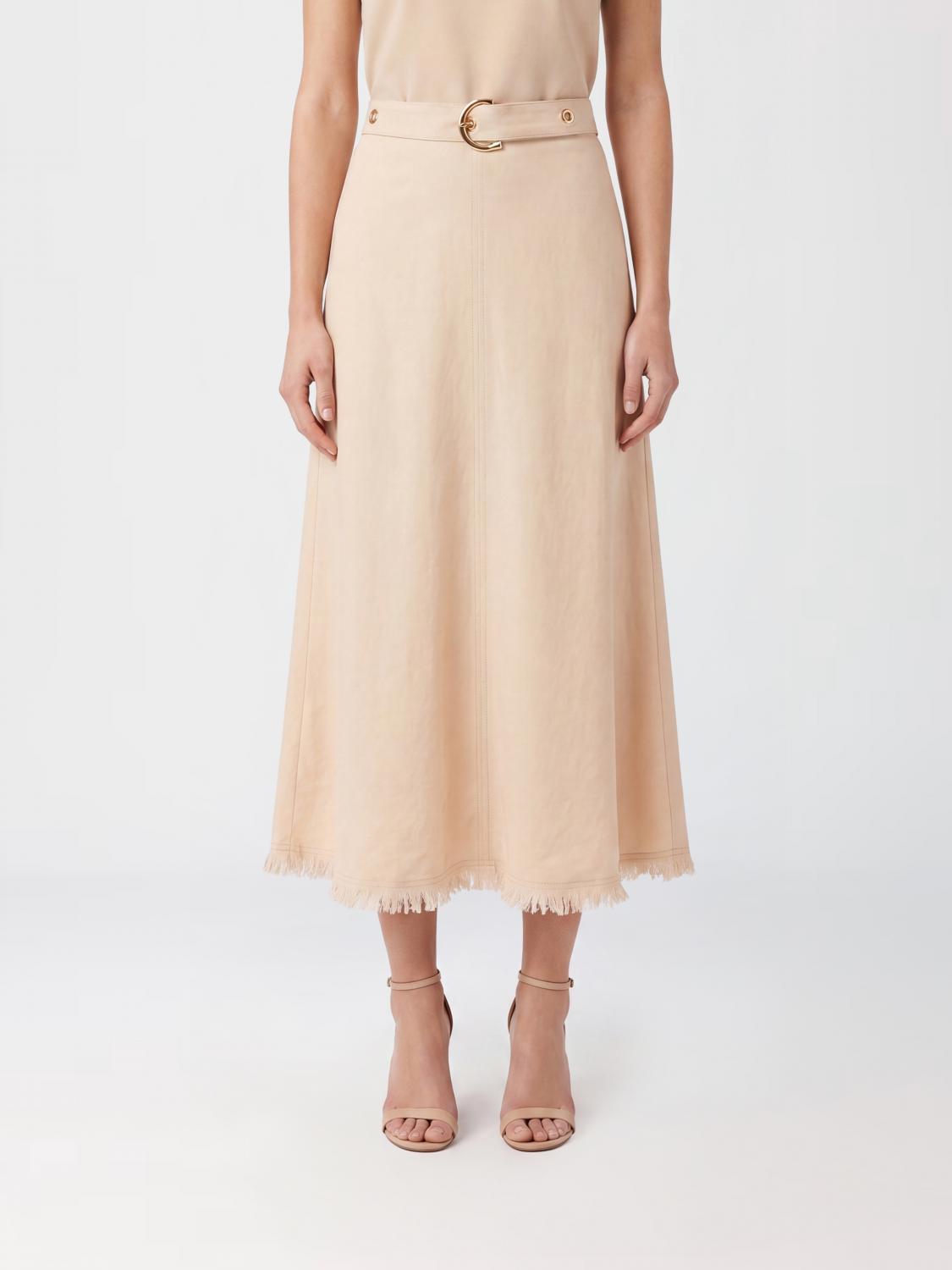 PINKO Skirt Woman color Natural