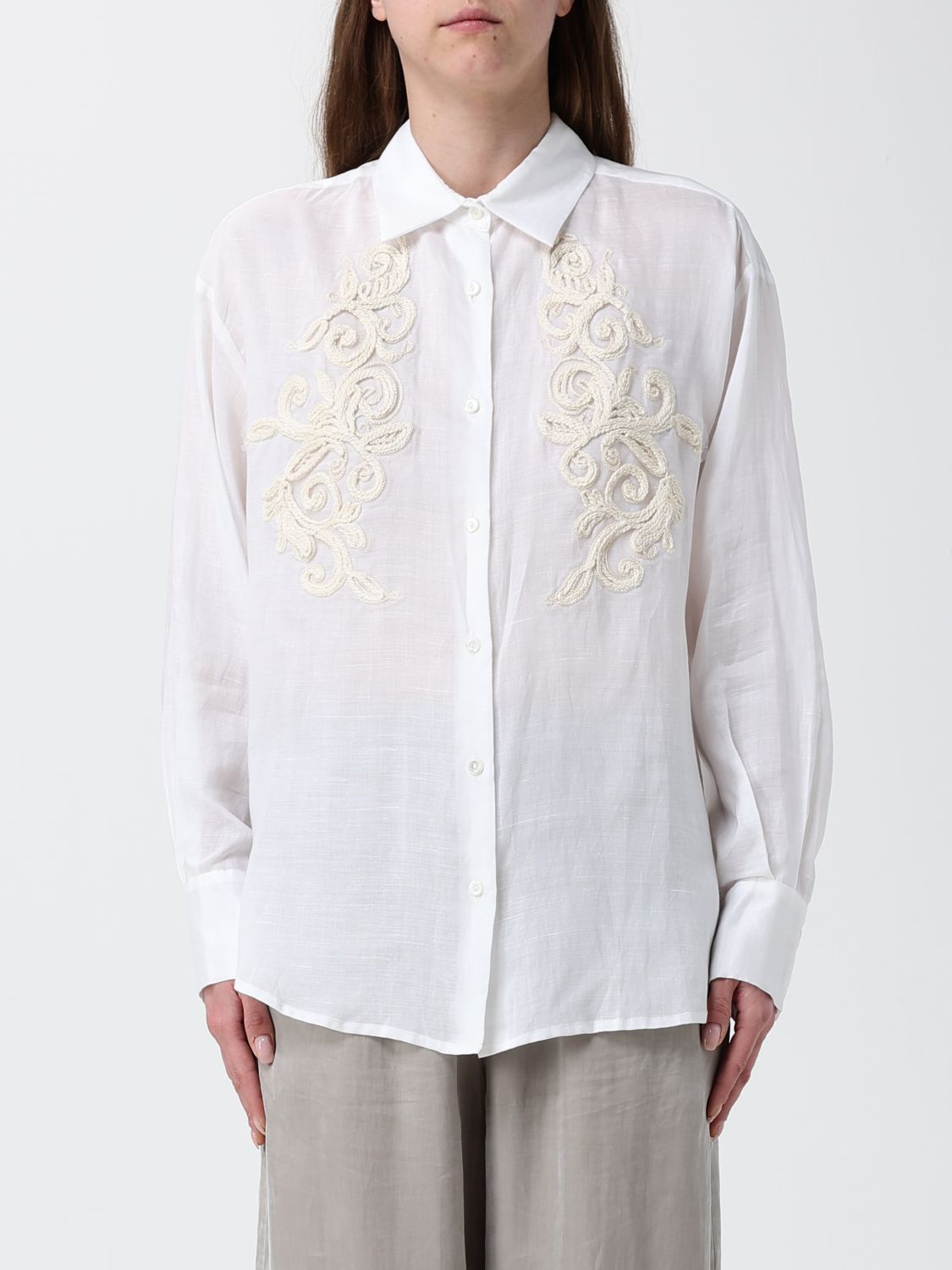 ERMANNO FIRENZE Shirt Woman color White